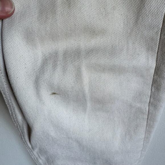 AMERICAN VINTAGE Unisex Le Carrot SNOP 53 Cream Jeans - Picture 7 of 9